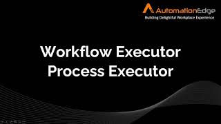 Workflow Executor and Process Executor