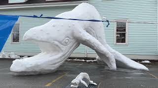 See the Zehnder's Snowfest 2024 final world class snow sculptures