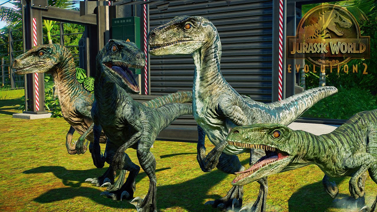 BLUE Y VELOCIRAPTOR DE JURASSIC WORLD! Los Dinosaurios Velociraptores ...