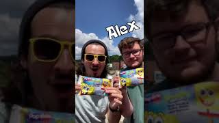 Opening A Spongebob Popsicle With A Fan! #shorts