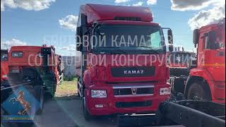 Бортовой Камаз со шторной конструкцией на базе нового шасси Камаз-5325.