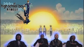 DAILY LIVES OF HIGHSCHOOL BOYS EPISODE 1 & 2 LIVE REACTION | MOST RANDOM ANIME EVER!