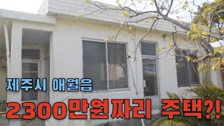 [제주시 애월읍] 2300만원 짜리 일반상업지역 건물이 떳다!! 이거는 땅의 계급으로만 따져봐도 개이득인 부분 아닌가?