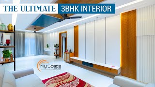 The Ultimate 3 BHK Interior | Prestige Tranquil | Kokapet | My Space Design Studio