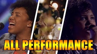 Jayna Brown 14-Year-Old Singer America's Got Talent 2016 ALL Performances｜GTF