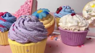 მაფინისა და ჩიზქეიქის აბაზანის ბომბები, Cake Bath bomb