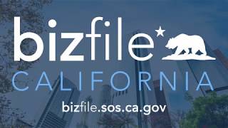 bizfile California: Online LLC Formation