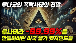 루나코인 폭락사태의 전말. 루나테라 -99.99%를 만들어버린 미국 월가 헷지펀드들