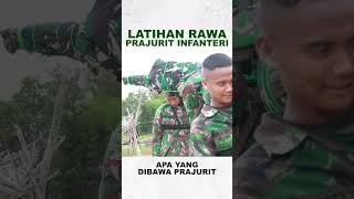 apa yang dibawa prajurit #calonprajurit #pendidikanmiliter #infanteri