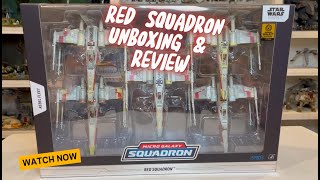 Star Wars Micro Galaxy Squadron Vault Rebel Fleet Red Squadron Unboxing, Review and Comparison