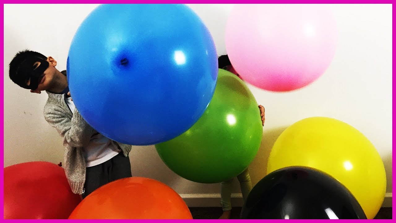 Giant Balloons Show Learning Colors Video For Kids Youtube