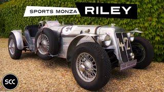 RILEY SPORTS 2.5 LTR MONZA 1949 - Modest test drive - Engine sound | SCC TV