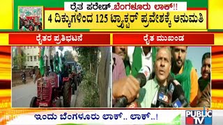 ರೈತರ Tractor ತಡೆ ಹಿಡಿಯುವುದು ಅವಿವೇಕತನ- ನೈಸ್ ರಸ್ತೆ ಬಳಿ ಧ್ವಜಾರೋಹಣ ಬಳಿಕ Rally: Kodihalli Chandrashekar