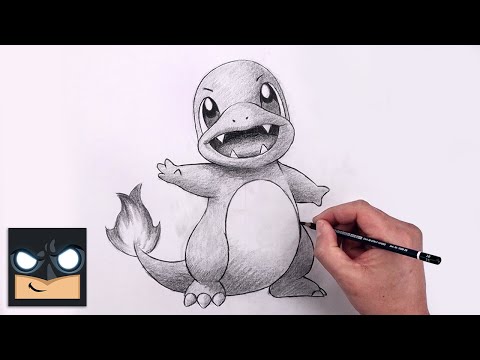 How To Draw Charmander | Pokemon Sketch Tutorial (Step By Step) - YouTube