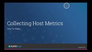 Sumo Logic: Ingesting Host Metrics