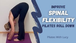 Pilates Roll Down From Standing / Beginners Pilates / Spinal Flexion