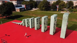 Playground Domino Effect - Real Life Race