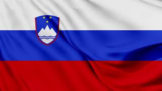 Slovenia Flag Waving Background | HD | ROYALTY FREE