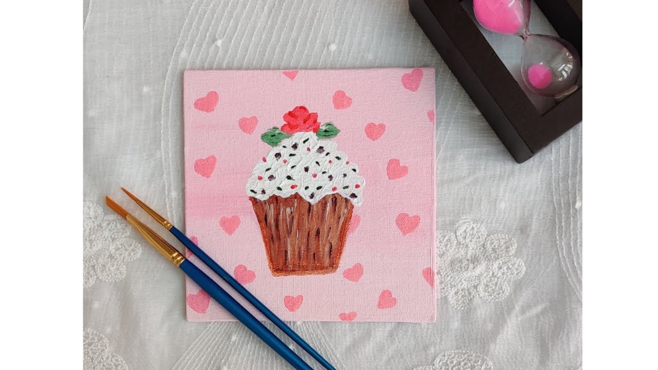Cupcake Painting Tutorial At Kathy Demello Blog