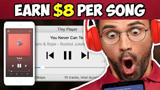 Earn $800 Just By Listening To Music (Earn $8 PER SONG) (Make Money Online From Home)