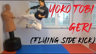 YOKO TOBI GERI - flying side kick - TEAM KI
