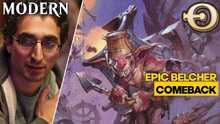 EPIC BELCHER COMEBACK | MonoU Belcher | Modern Prelim | MTGO