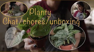 unboxing, planty finds, repot, and wishlist plant 🌱 🪴  #plants #houseplants #plantcare #indoorplants