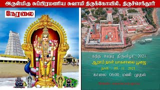 திருச்செந்தூர் அருள்மிகு சுப்ரமணியசுவாமி திருக்கோயில் கந்த சஷ்டி திருவிழா - 2021