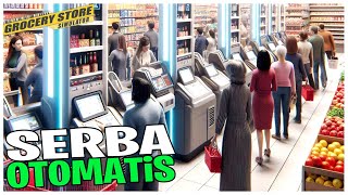 AKHiRNYA! AKU PUNYA BANYAK KASiR OTOMATiS SEKARANG | Grocery Store Simulator