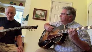 Whispering  - using a 1947 Epiphone Broadway (New York)  and a  1940s Busato (Montmartre shop)