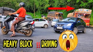 HEAVY 🚧🚦‼️DRIVING THAMARASSERY CHURAM, WAYANAD GHAT,KOZHIKODE KERALA, TRAVEL VIDEO INDIA