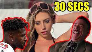 Onlyfans model Ava Louise gives EMBARRASSING details of Antonio Brown's "PERFORMANCE" in the sack!