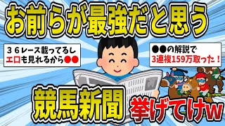 【2ch面白いスレ】「競馬新聞は高い？ならこれ買え！」お前らが1番いいと思う競馬新聞挙げてけｗｗ【ゆっくり2ch一問一答】