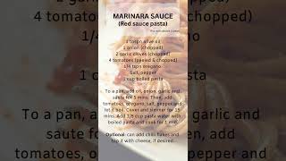 RED SAUCE PASTA for kids, toddlers | marinara sauce #recipe | pasta recipe | tom