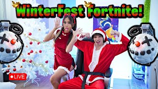 🔴LIVE - WINTERFEST NOW FORTNITE - CHRISTMAS VIBES🎄🎅☃️ - FORTNITE CHAPTER 6