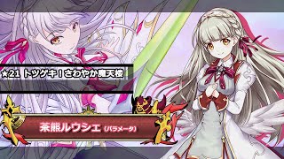 【白猫】★21 トツゲキ！さわやか魔天楼【茶熊ルウシェ（パラメータ）】【ソロ】