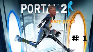 【傳送門2】  Portal 2 這遊戲到底是不是Easy game  燒腦遊戲 精華Part 1    (呆呆  小凱  神o