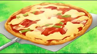 ANIME FOOD || How to make Pizza ||  🍕😋 mouthwatering Anime cooking