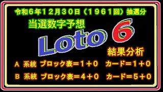 #ロト6  #結果照合  #次回当選数字予想