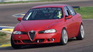 Alfa Romeo 156 V6 3.0 Busso - Pure engine sound on track \u0026 on board