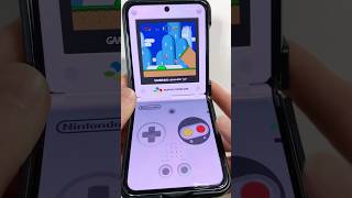 Samsung Galaxy Z flip 5 Nintendo Game Phonecase Review🍄 + Super Mario Customizationㅣ#asmr #shorts