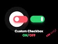 How to Design Toggle Switch using html css - day night mode