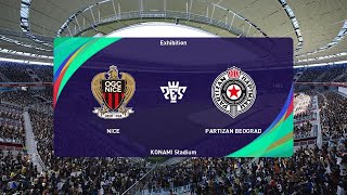 OGC Nice vs FK Partizan (27/10/2022) UEFA Europa Conference League PES 2021