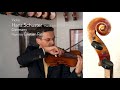 sold hans schuster violin germany cristian fatu at the metzler violin shop