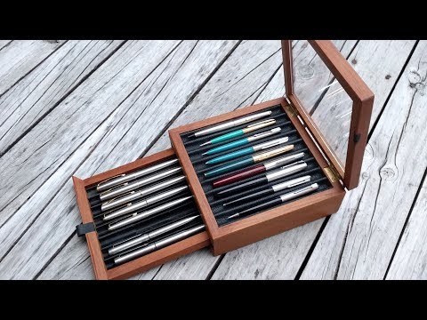 DIY Fountain Pen Display From Old Floorboard DIY Fountain Pen Display From Old Floorboard
