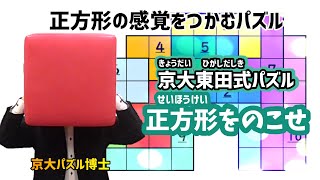 京大パズル博士の頭がよくなるパズル解説！～正方形をのこせ編～