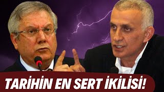 Aziz Yıldırım 🆚 İbrahim Hacıosmanoğlu | Türk futbol tarihinin en sert ikilisi! Zehir zemberek sözler