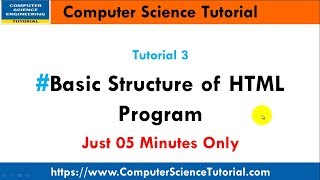 Basic Structure of HTML Program