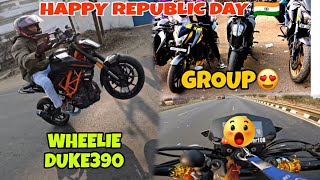 Happy Republic Day 🇮🇳 Highway Ride Duke390 NS200 Gixxer 250 🔥 @ARUN_VERMA108