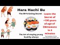 Secrets to a long and healthy life | Ikigai - Part 1 | Hara hachi bu | Okinawa island | Weight loss